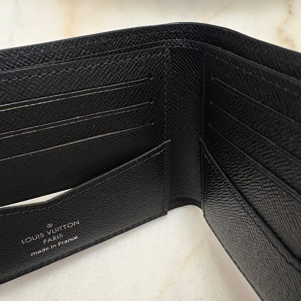 Louis Vuitton Textured Black Card Holder - Picture 6 of 7